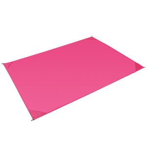 Portable Beach Blanket 4.6’ x 6.6’ Waterproof Foldable Camping Rug Pocket Sandproof Picnic Mat for Camping Picnic Hiking Grass Travel