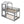 Bunk Bed Wood Bed & Roof, Window, Guardrail, Ladder
