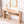 Rustic Solid Wood Console Table with Storage Shelf