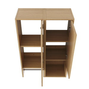 24 Inch Wall-Mounted Side Cabinet Combination