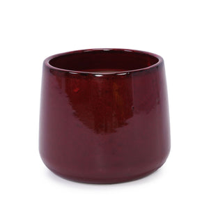 4 Pieces Planter Pot, Indoor Outdoor Flowerpot For Patio, Garden, Or Windowsills - Bean Paste Red