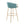 Claire - Contemporary / Glam Fixed Height Bar Stool (Set of 2) Round Footrest (Set of 2)