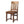 Solid Wood Leather Slatted Dining Chair