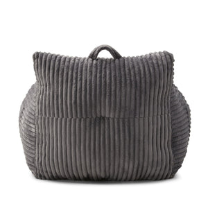 Giant Bean Bag Chair With Armrests And Footstool