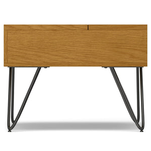 Hunter - Lift Top Coffee With Hidden Storage - Oak