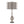Joan - Contemporary Table Lamp (Set of 2) - Nickel / Gray Satin