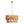 Chandelier, 2 Tier Boho Wabi Sabi Pendant Light, Hanging Ceiling Lamp - Gold