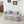 Curved Loveseat Sofa With Round Armrest