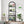 Tall 4 Tier Arched Open Bookshelf Storage Rack - Black