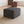 Sofa Ottoman - No Assembly Required - Dark Grey Plush Corduroy Fabric