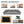 Deep Seat Convertible Sofa With Soft Pillows And Ottomans