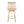 York - Mid-Century Modern Counter Stool - Natural / Light Gray