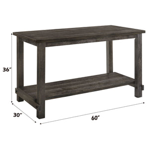 Martha II 7-Piece Counter Height Dining Room Set - Gray