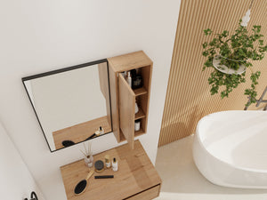 10'' Wall Mounted Bathroom Mirror Cabinet with Soft Close Door