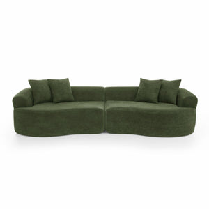 4 Seater Curved Cloud Sectional Sofa