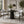 Modern Dining Chairs Set of 2 with Bronze Iron Frame