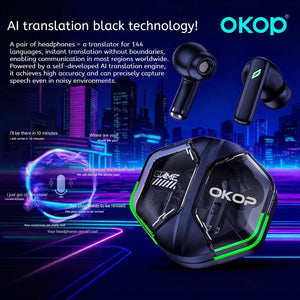KP-223 Best-selling Bluetooth Headphones 2026 New Model Low Latency Gaming Headset With Mecha Style Design Long Battery Life Factory Direct In Stock