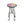 Outdoor Side Table, Colorful+Black