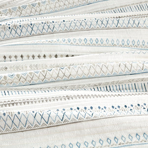 3 Piece Seersucker Quilt Set Taupe Blue King Cal King