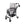 4-Wheel Foldable Pet Stroller for Dogs and Cats