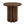 Loanna Wooden Color End Table - Brown