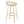 Grotto - Contemporary Fixed-Height Barstool With Swivel With Round Footrest (Set of 2)