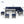 7 Piece Outdoor Furniture Set With Waterproof Cushions, Glass Table, And Space Saving Design - Blue
