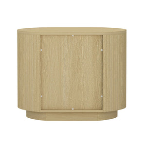 Olivia - Nightstand With 2 Drawers - Oak