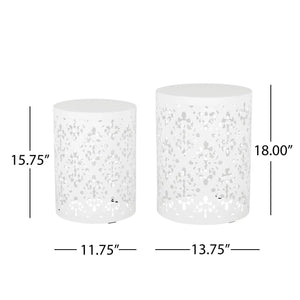 Outdoor Metal Modern Design End Table
