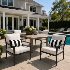 4 Pack Outdoor Lumbar Pillow Covers