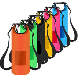 Floating Waterproof Dry Bag Floating Dry Sacks with Observable Window 10L Roll Top Lightweight Dry Storage Bag for Kayaking Rafting Boating Swimming C