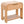 1 Drawer Waterfall Nightstand With Mid Century Design - Natural