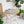 Round Wooden Table With Metal Scrollwork Legs - White Washed