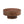 31.49'' Faux Burl Wood Pattern Round Coffee Table with Sturdy Pedestal