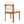 Acacia Wood Outdoor Dining Chair (Set of 2), Teak Finish Wood +