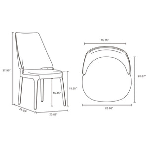 Kara - Dining Chair In (Set of 2)