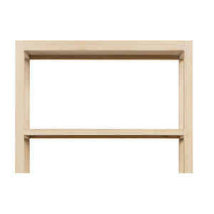 Ellis 71' Reclaimed Wood 5-Shelf Open Frame Bookcase
