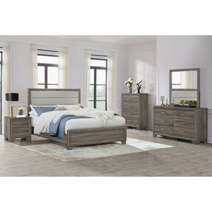 Funston - Queen Bed With Headboard - Brown Oak