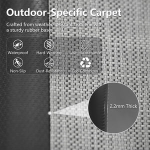 8x14Ft Resin Outdoor Storage Shed with Carpet