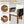 U_STYLE Luxury 5-Piece Outdoor Patio Dining Set for 4