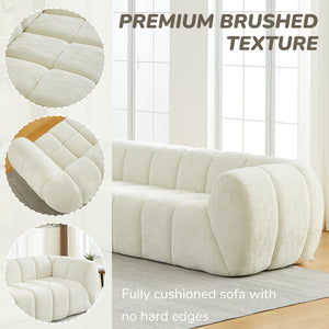 Chenille Pure Foam Sofa