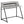 Computer Desk for Home Office with Marble Look and Storage Shelves