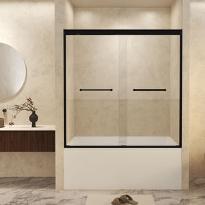 Double Sliding Shower Door With Explosion Proof Film