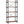 5 Tier Bookshelf Unit With Accents For Living Room - Black / Brown
