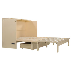 Murphy Bed With Large Drawers