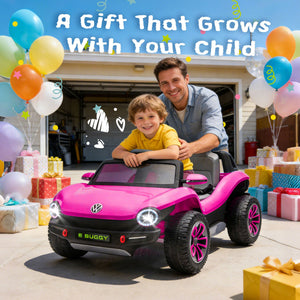 12V Licensed Volkswagen Beetle Kids Ride-On Electric Car