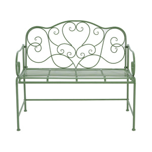 Sunnydaze Outdoor Garden Bench - Green