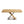 Retractable Square Dining Table, Seating 4 - 6 People, Cross Base With Stainless Steel Tubing, Expandable - Natural