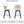 Wing Back Swivel Bar Stools (Set of 2)