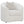 Rory - Sloped Arms Chair With Pillow - White